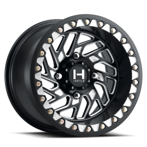 Hostile Jigsaw UTV Beadlock 15x8 4x137 0 Black