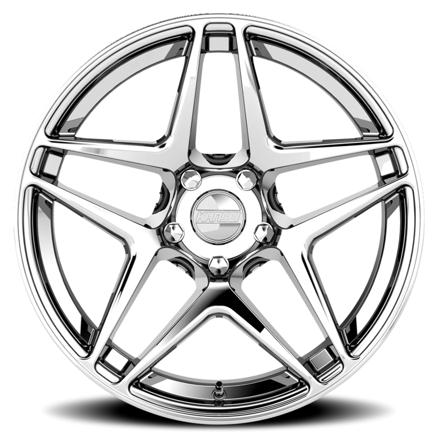 Kansei Astro 19x8.5 5x120 +35 Chrome - Image 3
