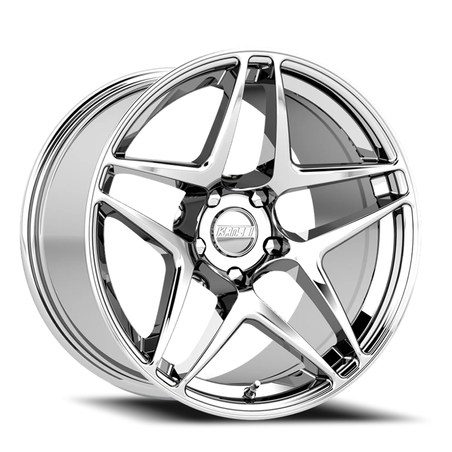 Kansei Astro 19x9.5 5x120 +35 Chrome