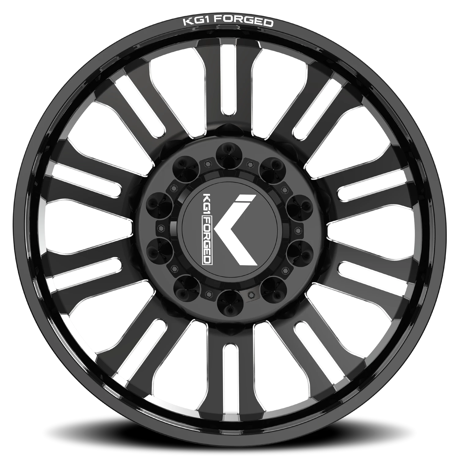 KG1 Forged Duel-D KD004 24x8.25 10x285 Black - Image 2