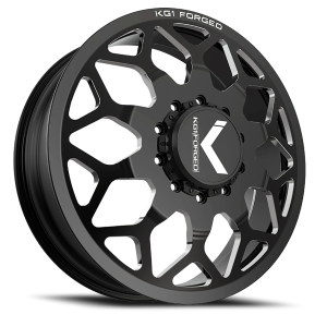KG1 Forged Luxor-D KD016 24x8.25 10x225 +145 Black