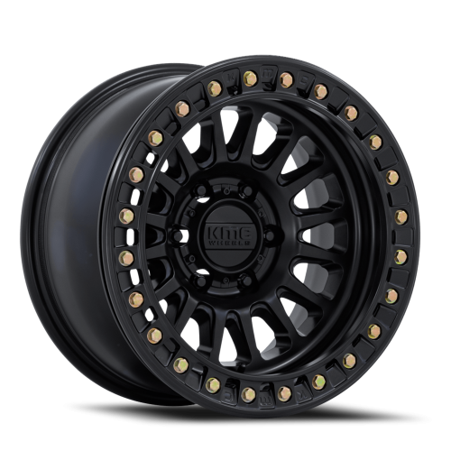 KMC Impact Beadlock 17x9 6x139.7 +25 Black