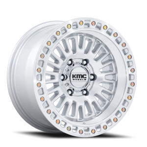 KMC Aztec 17x8.5 6x120 0 Silver