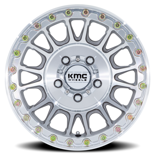 KMC Impact UTV Beadlock 15x8 5x114.3 0 Silver - Image 3