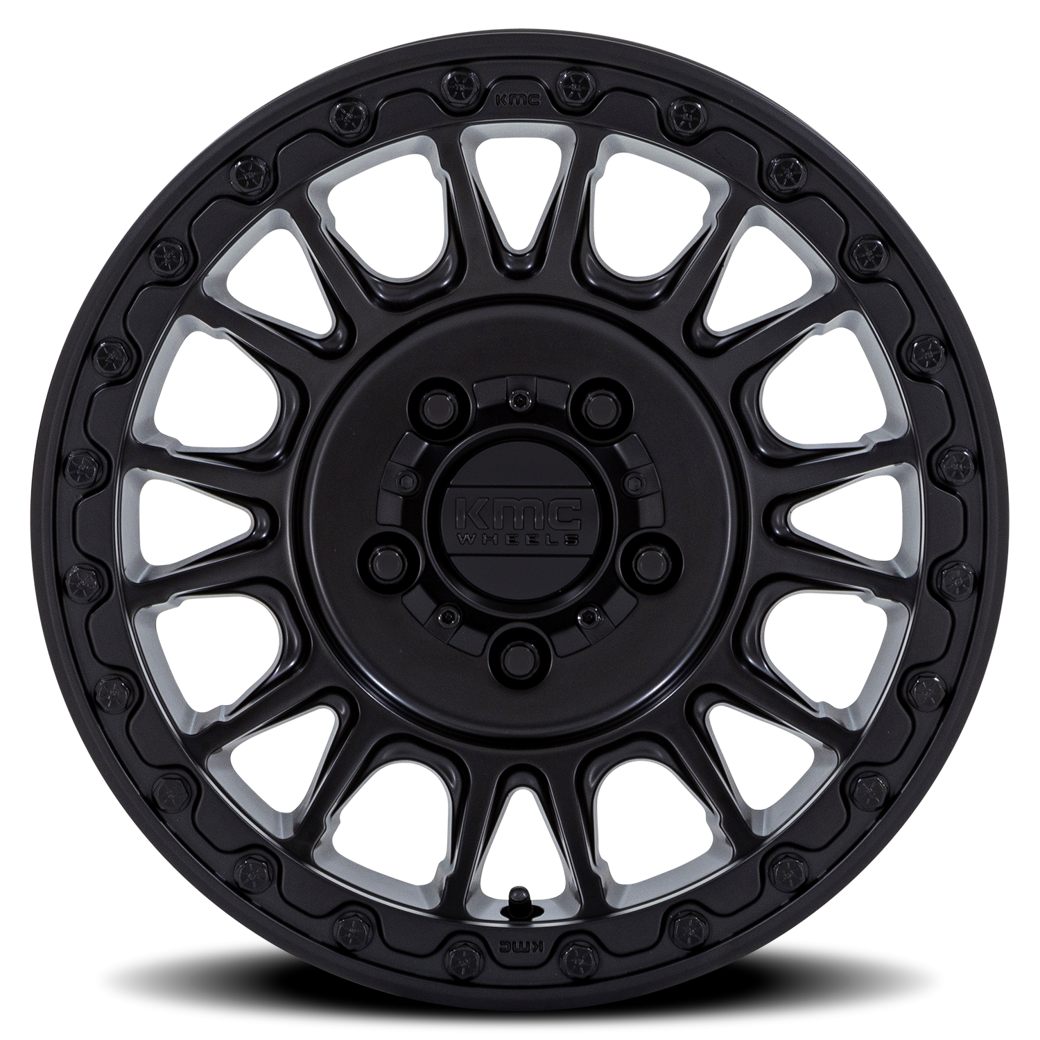 KMC Impact UTV Beadlock 15x8 4x156 0 Black - Image 3