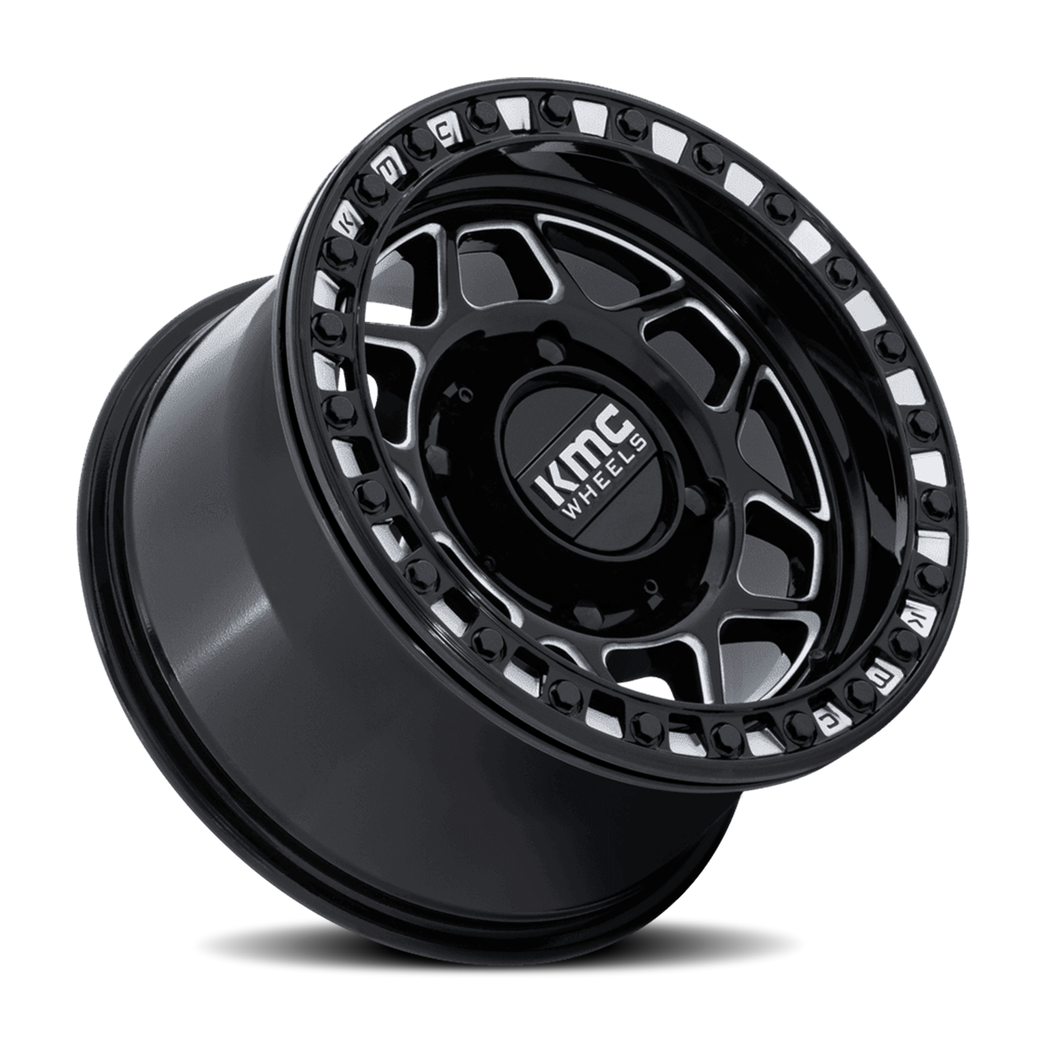 KMC Torx Beadlock UTV 15x7 4x137 +38 Black - Image 2