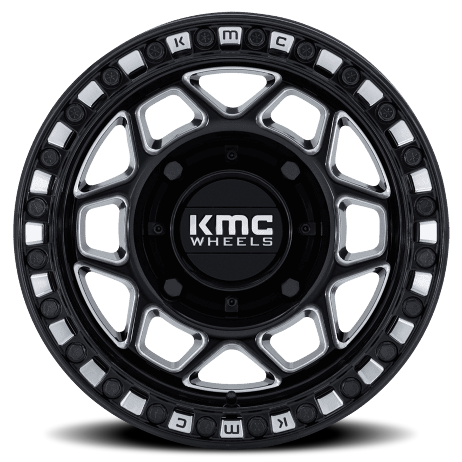 KMC Torx Beadlock UTV 15x7 4x137 +38 Black - Image 3