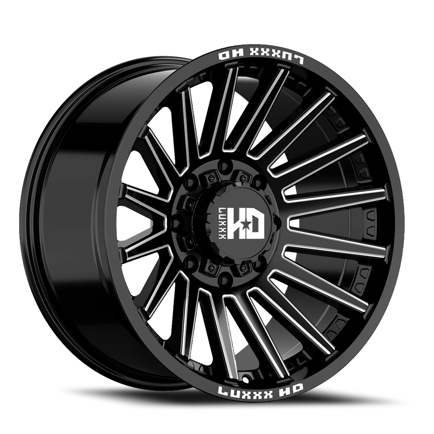 Luxxx HD LHD47 17x9 5x127 -6 Black