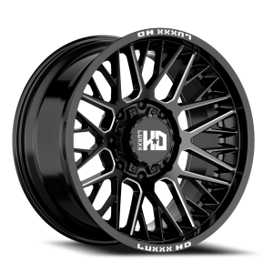 Luxxx HD LHD49 20x10 8x165 -18 Black