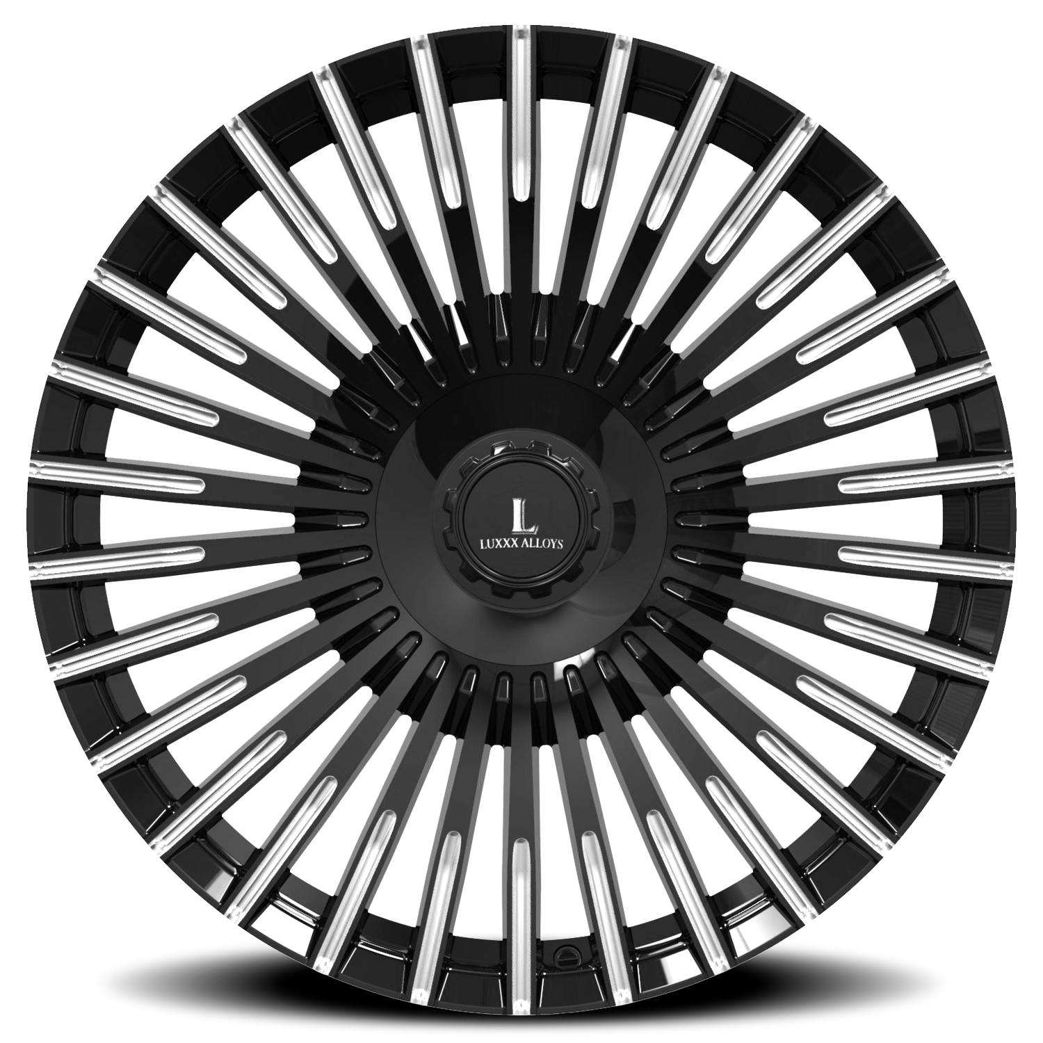 Luxxx Alloys 56 18x8.5 5x112 +35 Black - Image 2