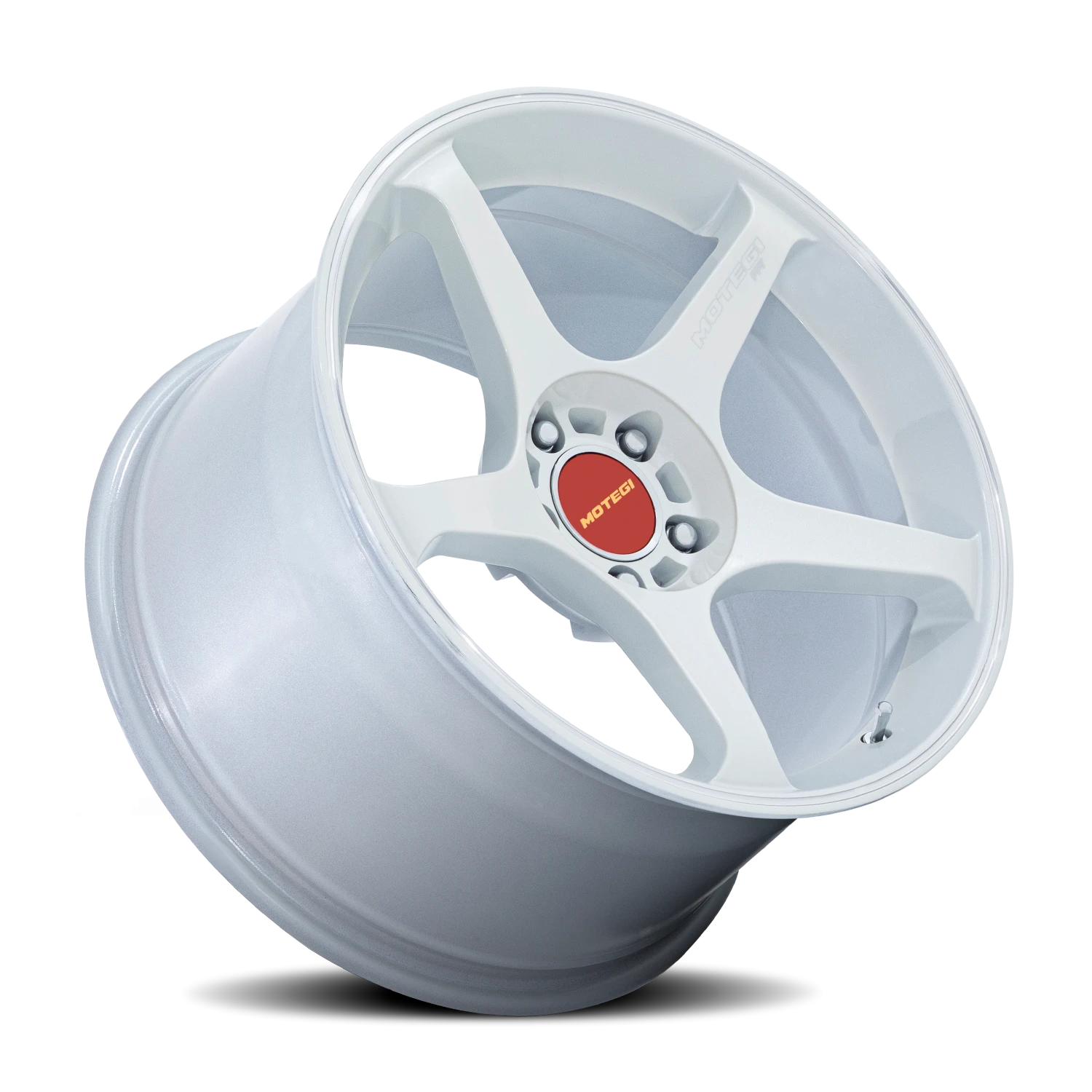 Motegi MR159 Battle V 18x9.5 5x114.3 +15 Matsuri White Pearl - Image 2