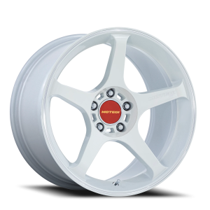 Motegi MR159 Battle V 18x9.5 5x114.3 +15 Matsuri White Pearl