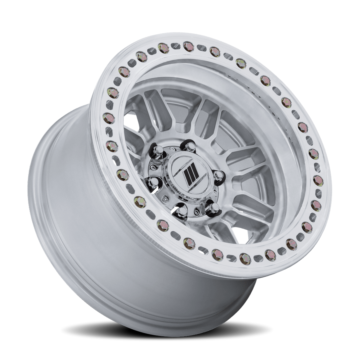 Pro Comp Equalizer BL PA208 17x9 5x127 -38 Silver - Image 2