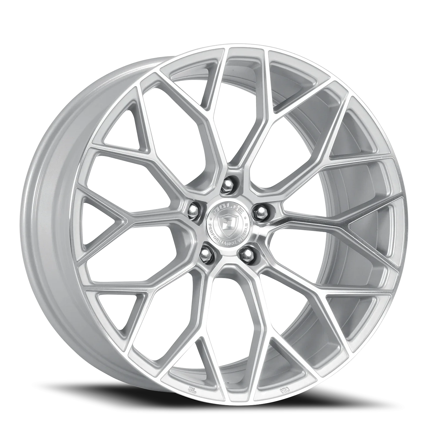Dolce Performance Pista 20x8.5 5x114.3 +38 Silver