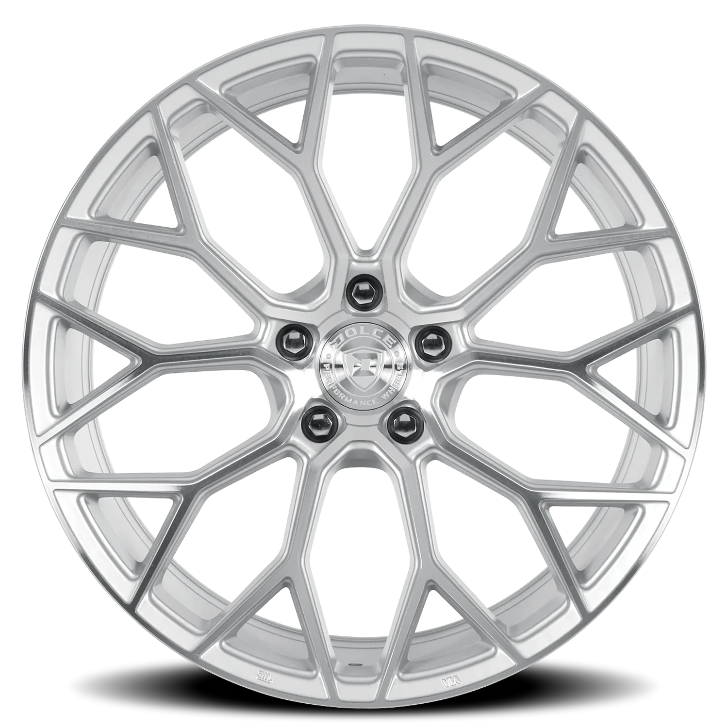 Dolce Performance Pista 20x8.5 5x114.3 +38 Silver - Image 3