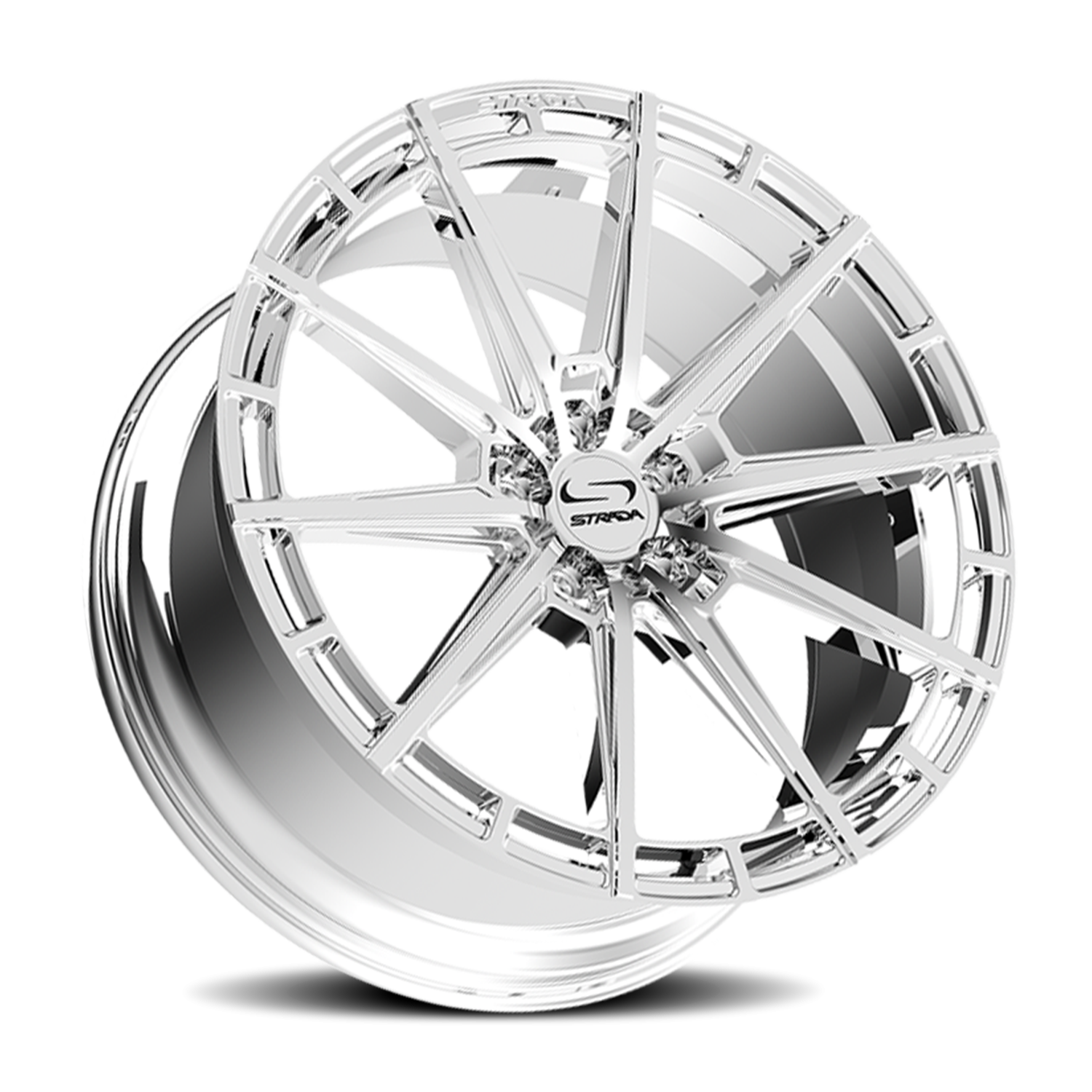 Strada Palo 18x8.5 5x114.3 +30 Chrome - Image 2