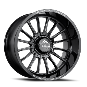 Lock Offroad Striker 22x12 5x127 -44 Black