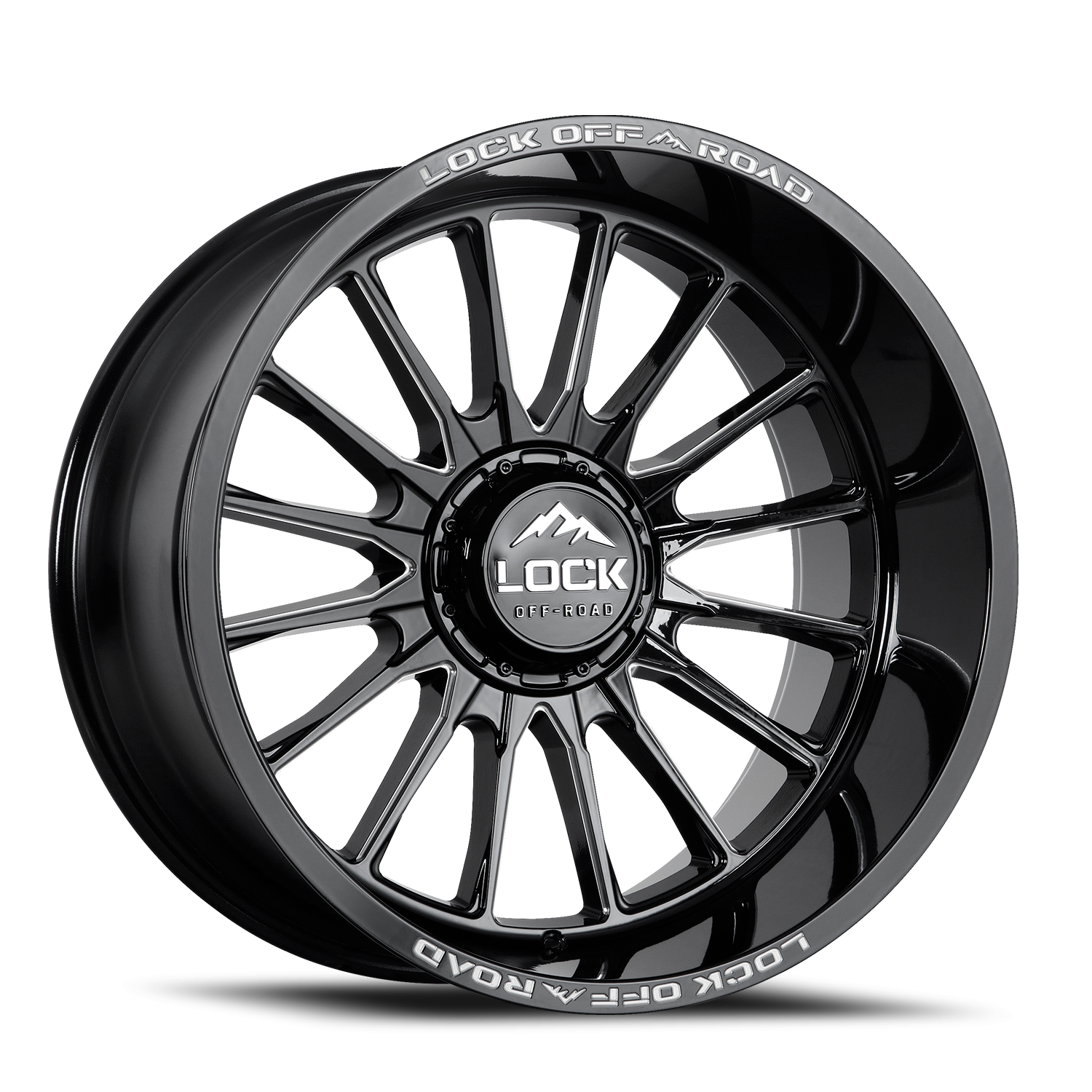 Lock Offroad Striker 22x12 5x127 -44 Black