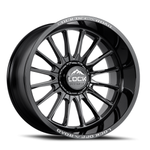 Lock Offroad Striker 22x12 8x165.1 -44 Black