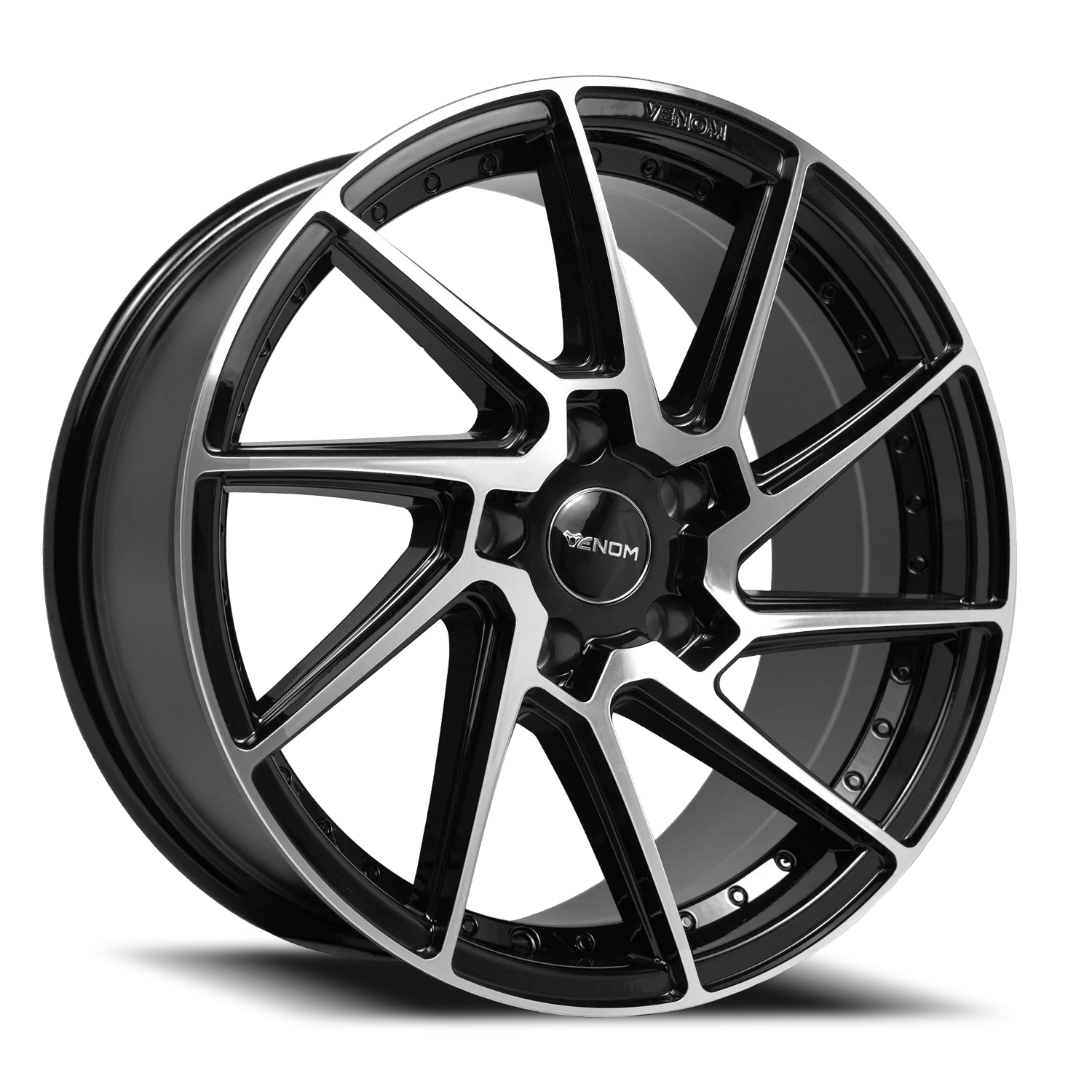 Venom Sport 47 17x8 5x108 +35 Black