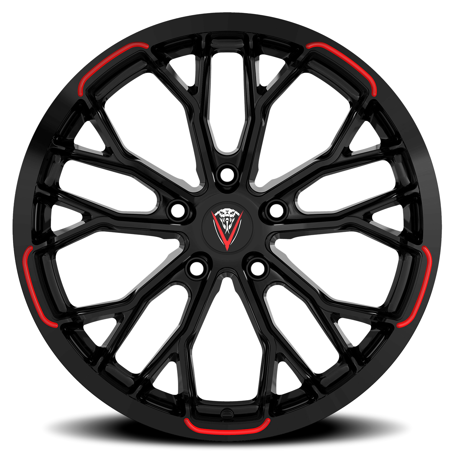 Venom Sport 53 20x8.5 5x114.3 +35 Black - Image 2