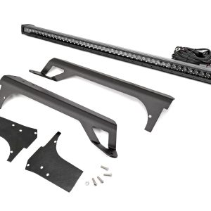 Rough Country LED Light Kit Windshield Mount 50″ Black Single Row Jeep Wrangler TJ (97-06)