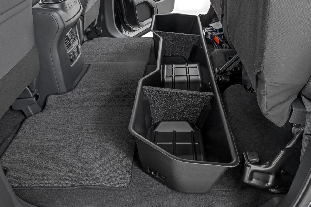 Rough Country Under Seat Storage Crew Cab Nissan Titan 2WD/4WD (2004-2024)