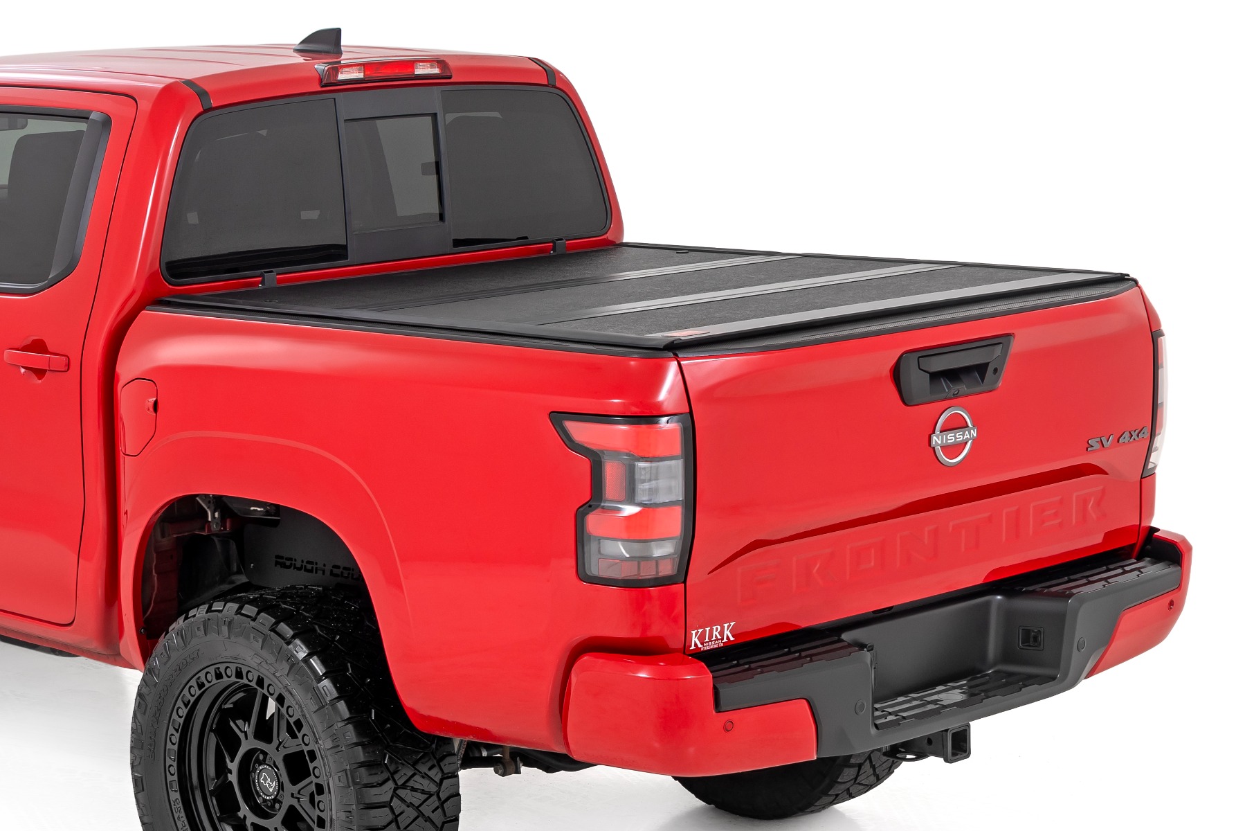 Rough Country Hard Low Profile Bed Cover 5′ Bed w/Cargo Mgmt Nissan Frontier (22-26)