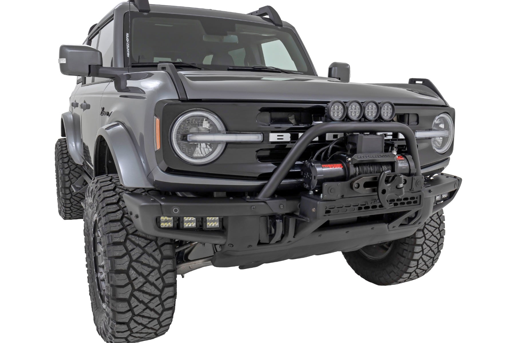 Rough Country Safari Bar OE Modular Steel Ford Bronco 4WD (2021-2026)