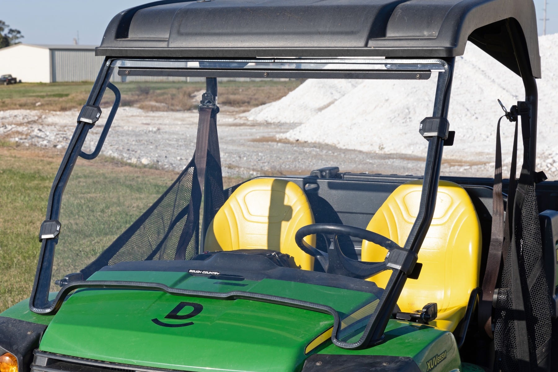 Rough Country Full Windshield Scratch Resistant John Deere Gator XUV 825