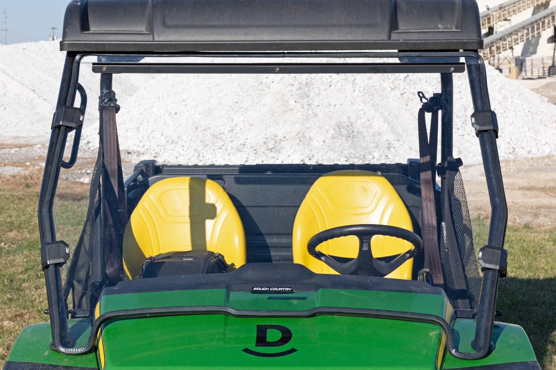 Rough Country Full Windshield Scratch Resistant John Deere Gator XUV 825
