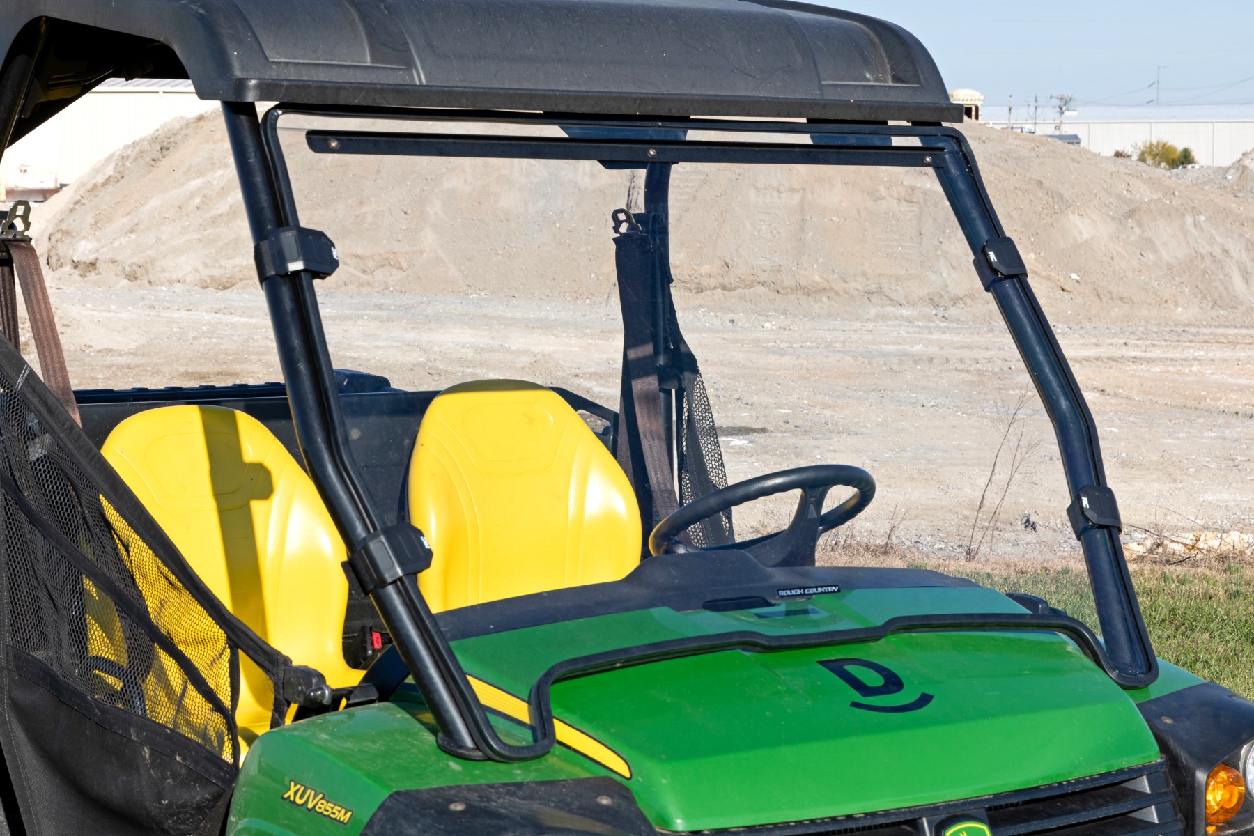 Rough Country Full Windshield Scratch Resistant John Deere Gator XUV 825