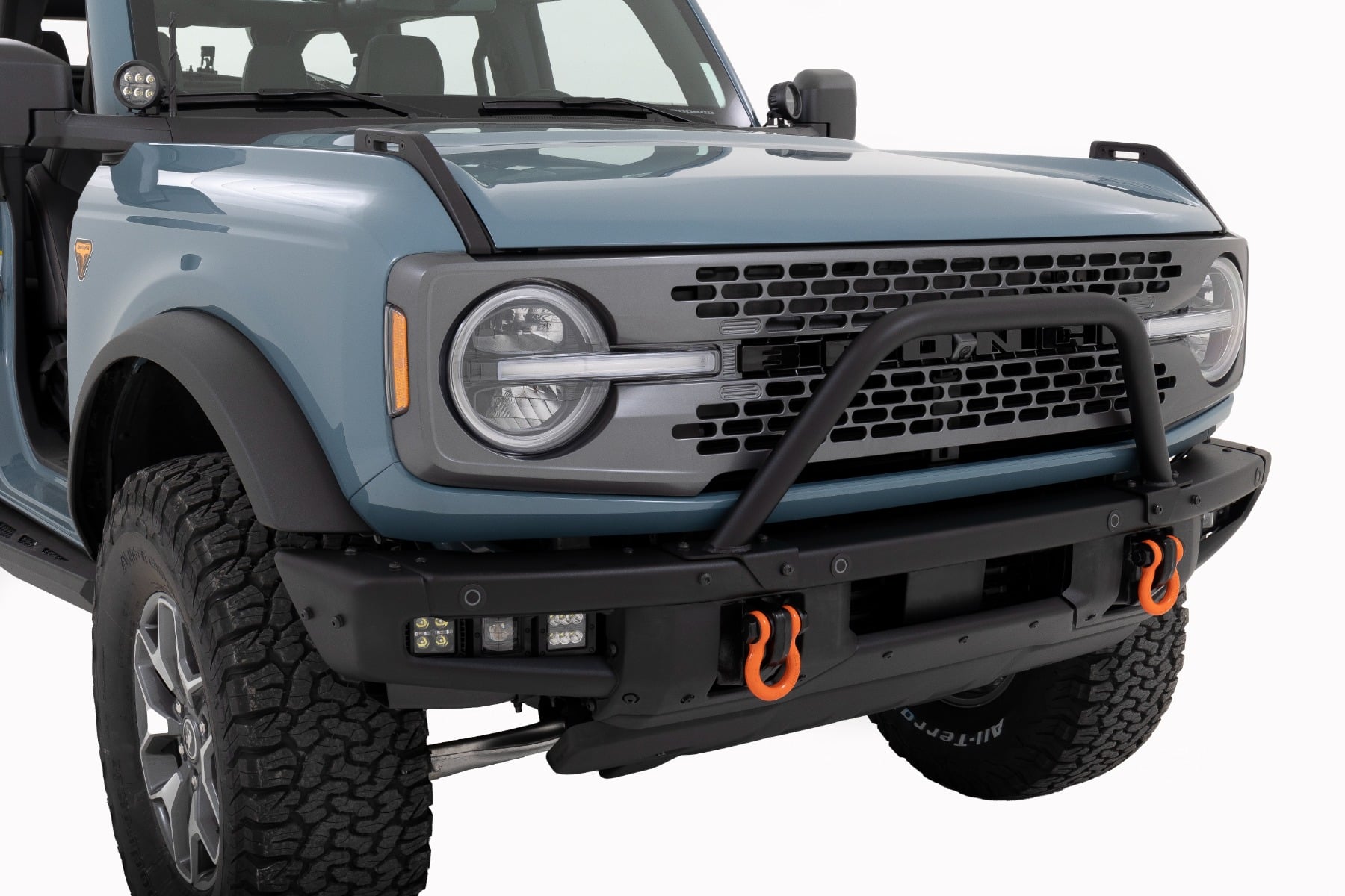 Rough Country Safari Bar 3″ OSRAM (Pair) Wide OE Modular Steel Ford Bronco (21-26)