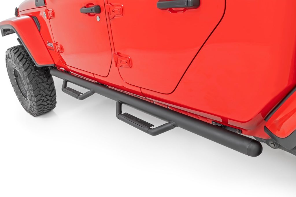 Rough Country Nerf Steps Cab Length Crew Cab Jeep Gladiator JT 4WD (2020-2026)