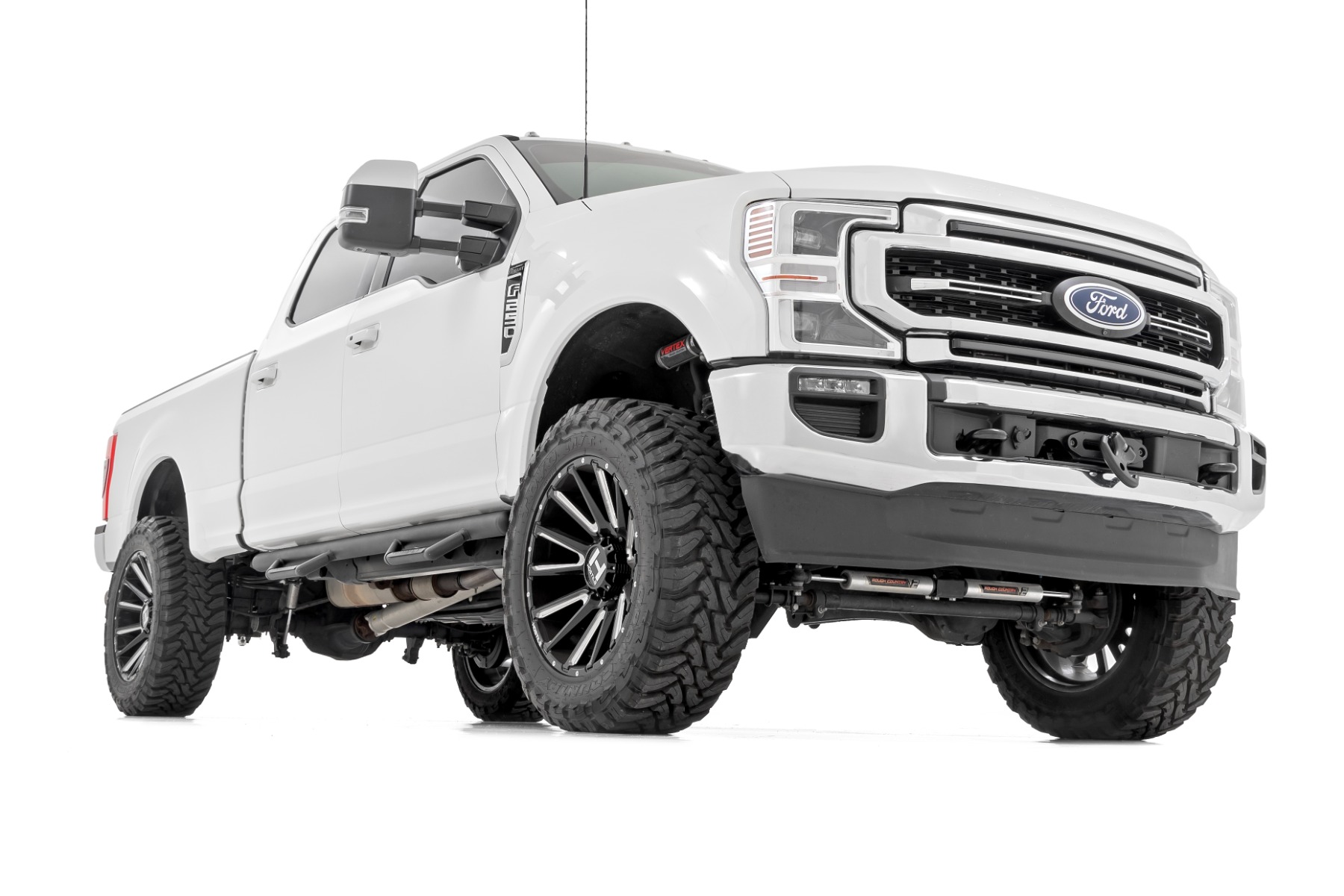 Rough Country 3 Inch Lift Kit Coilover Conversion Diesel Ford F-250 Super Duty (17-22)