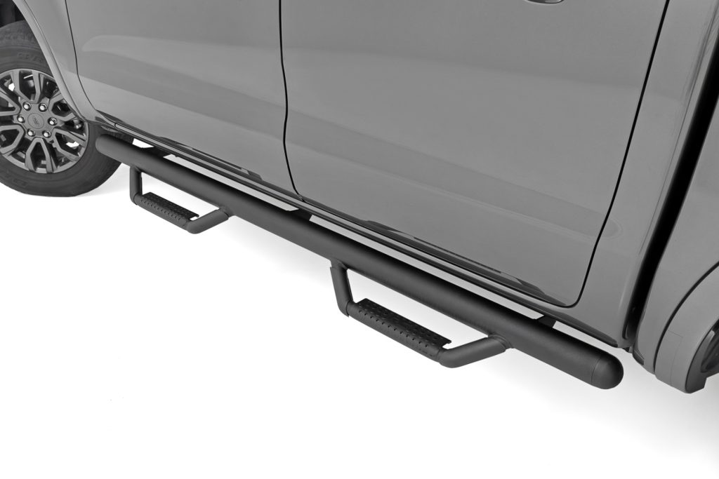 Rough Country Nerf Steps Cab Length Crew Cab Ford Ranger 2WD/4WD (2019-2026)