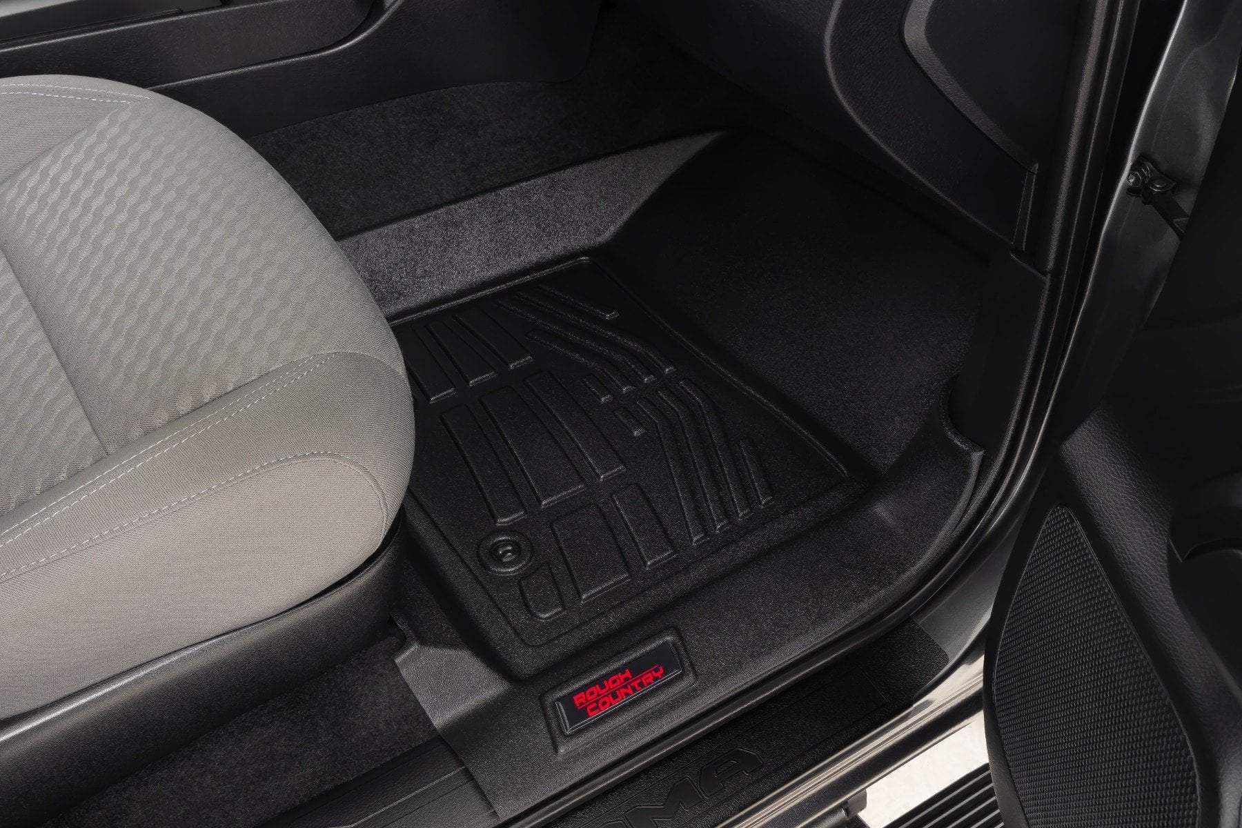 Rough Country Sure-Fit Floor Mats Front Toyota Tacoma 2WD/4WD (2016-2023)
