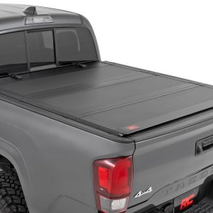 Rough Country Hard Tri-Fold Flip Up Bed Cover 5β² Bed Toyota Tacoma 2WD/4WD (2005-2015)