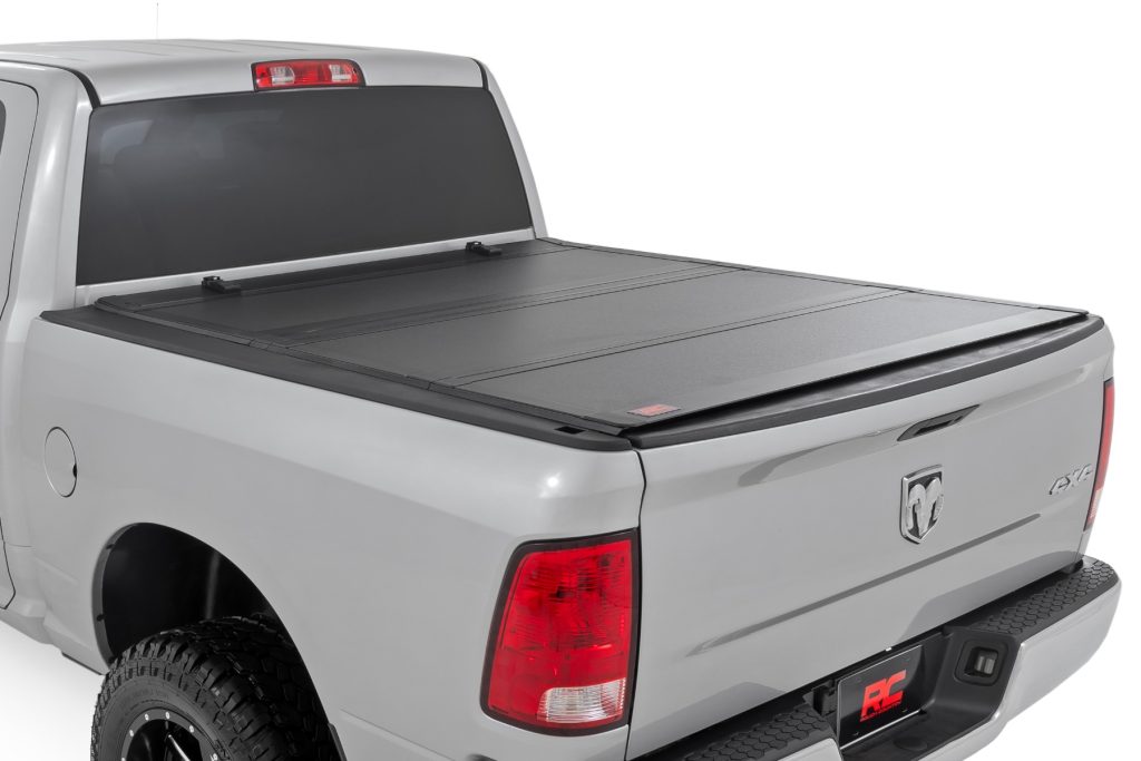 Rough Country Hard Tri-Fold Flip Up Bed Cover 6’4″ Bed Ram 1500/2500/3500 (10-26 & Classic)