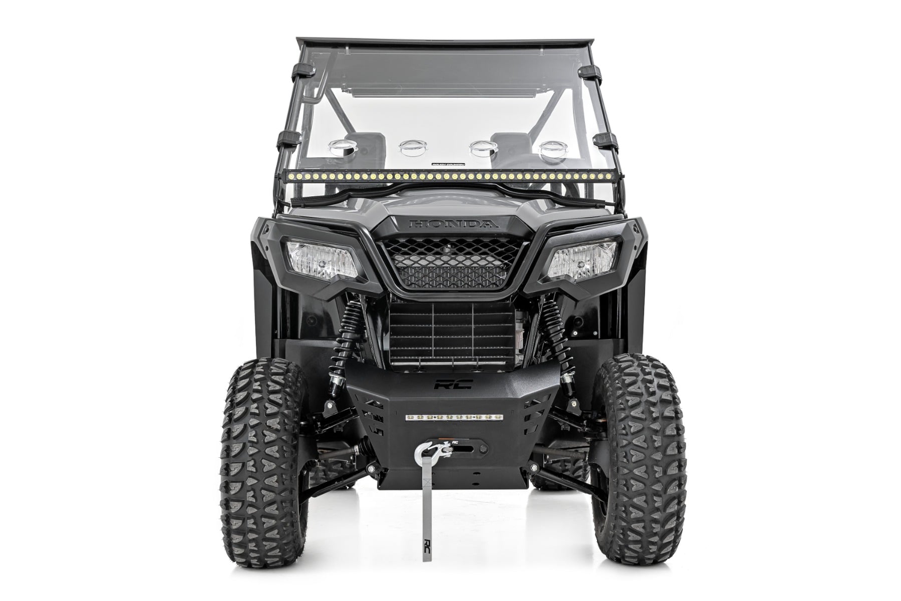 Rough Country LED Light Cage Mount 40β³ Black Honda Pioneer 520