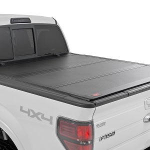 Rough Country Hard Tri-Fold Flip Up Bed Cover 6’7″ Bed Ford F-150 2WD/4WD (2004-2014)