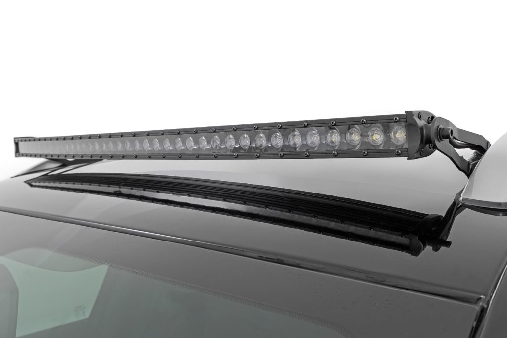 Rough Country LED Light Kit Roof Mount 40″ Black Single Row Jeep Cherokee KL (14-23)