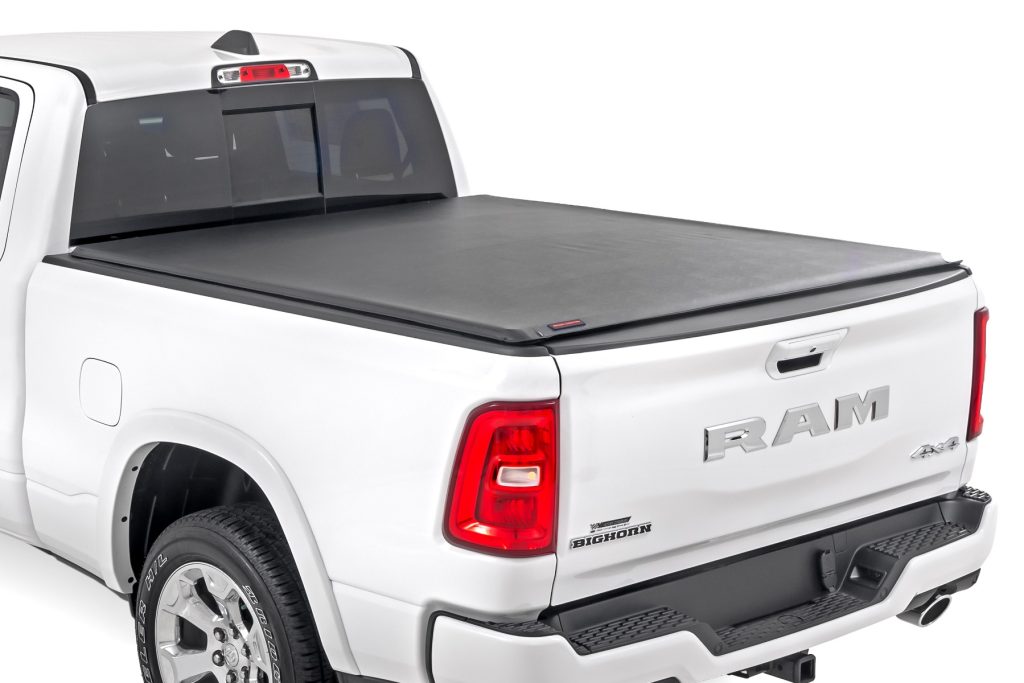 Rough Country Soft Roll Up Bed Cover 6’4″ Bed Ram 1500 (19-26)/1500 TRX (21-24)