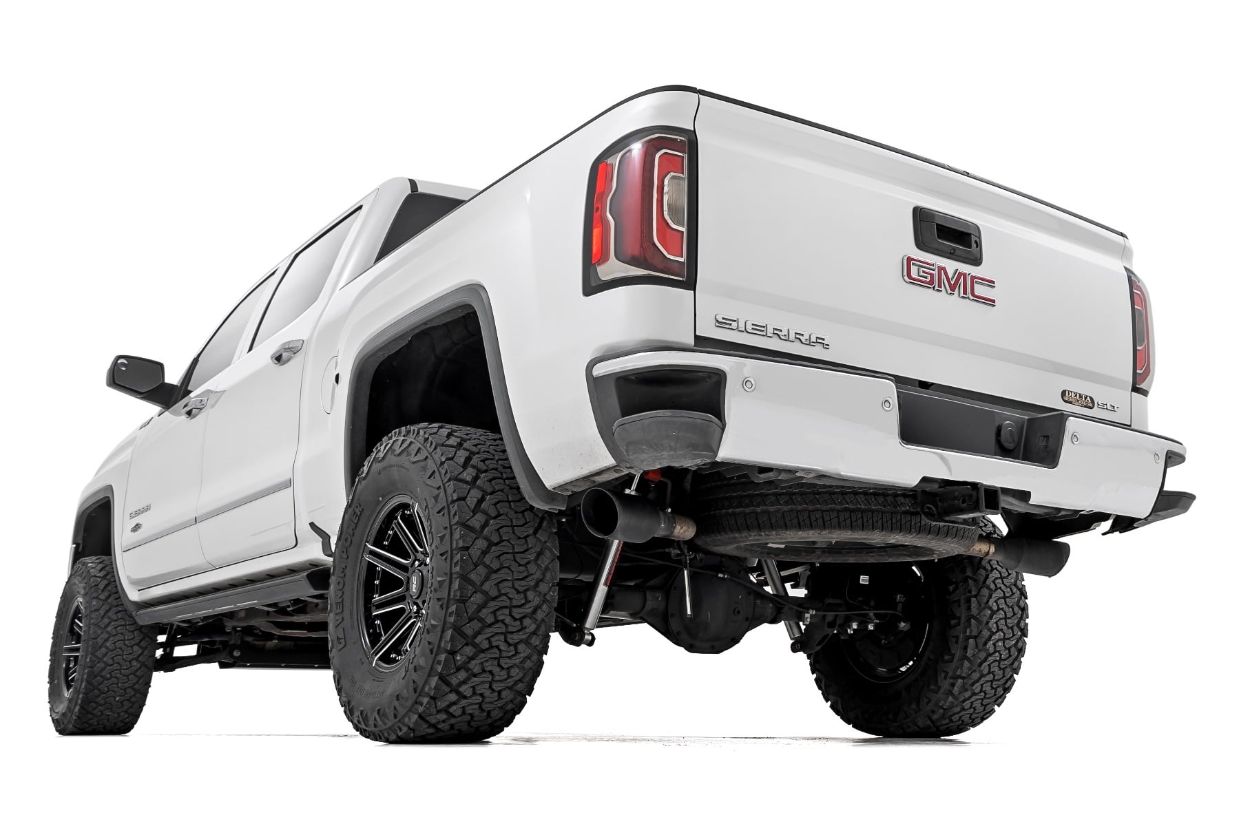 Rough Country 7 Inch Stamped Steel LCA Lift Kit Forged UCA Bracket N3 Struts Chevy/GMC 1500 (16-18)