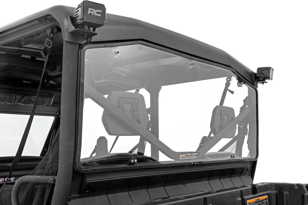 Rough Country Rear Cab Panel Scratch Resistant Can-Am Defender HD 8/HD 9/HD 10