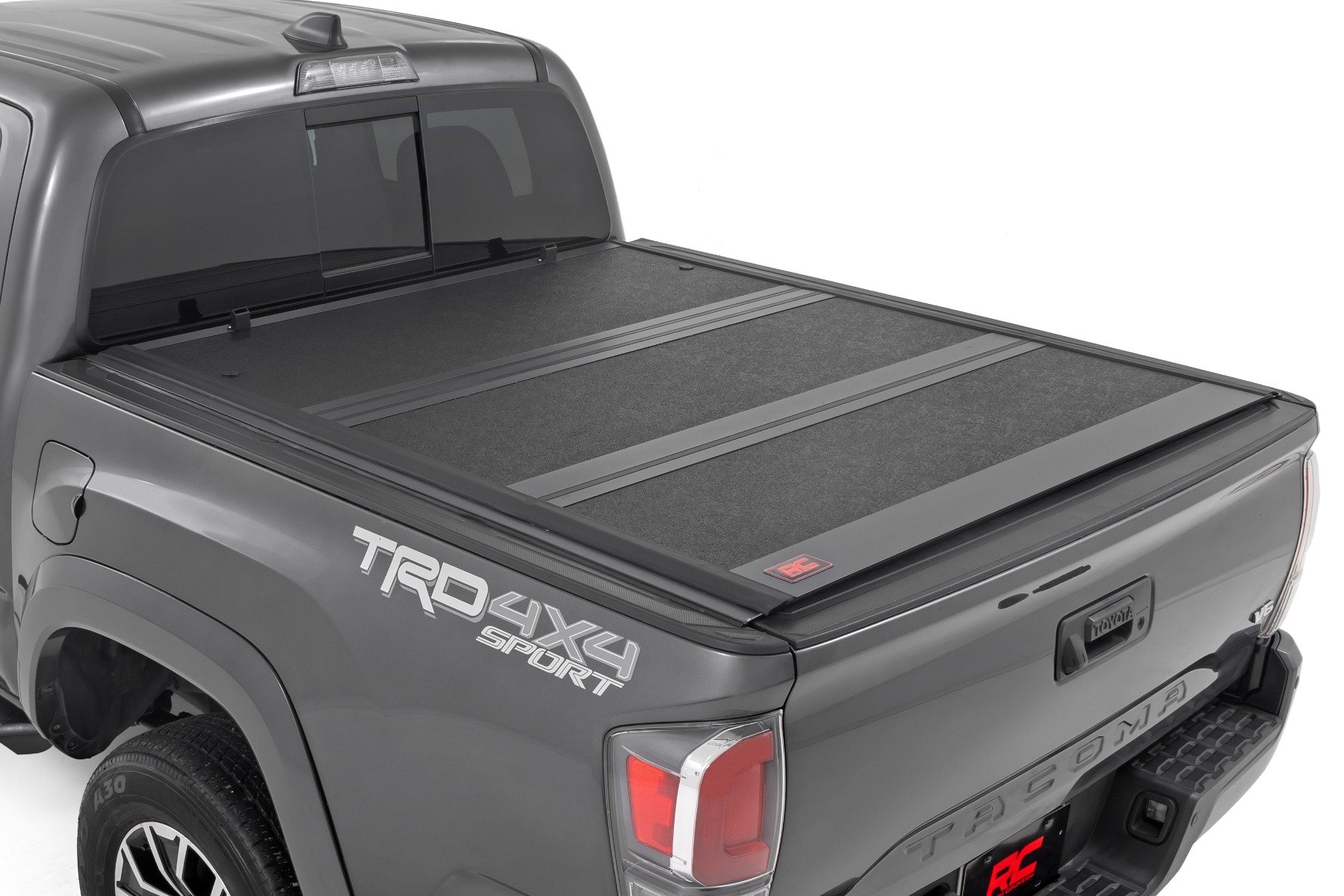 Rough Country Hard Low Profile Bed Cover 6′ Bed Toyota Tacoma 2WD/4WD (2016-2023)