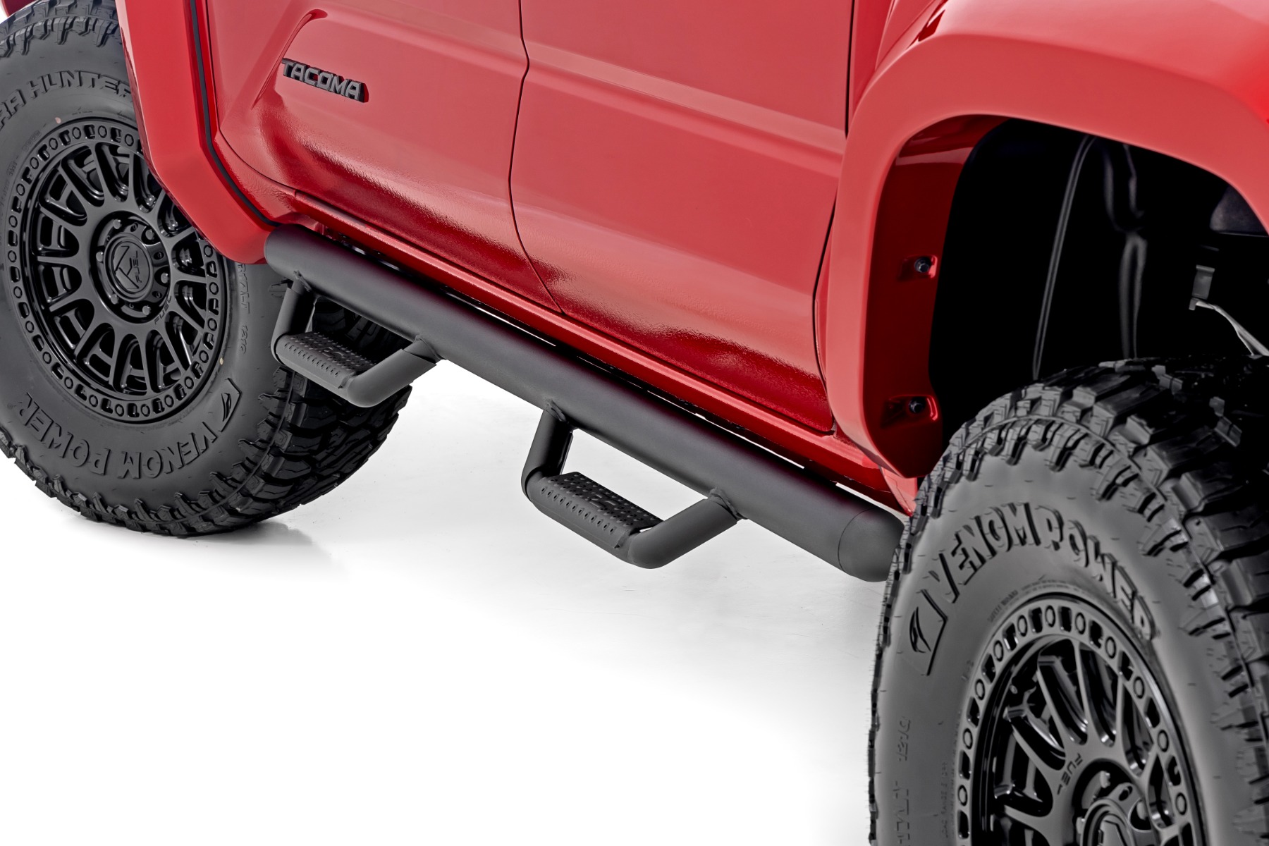 Rough Country Nerf Steps Cab Length Double Cab Toyota Tacoma 2WD/4WD (2024-2026)