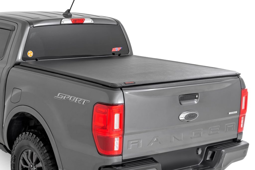 Rough Country Soft Roll Up Bed Cover 5′ Bed Ford Ranger 2WD/4WD (2019-2023)