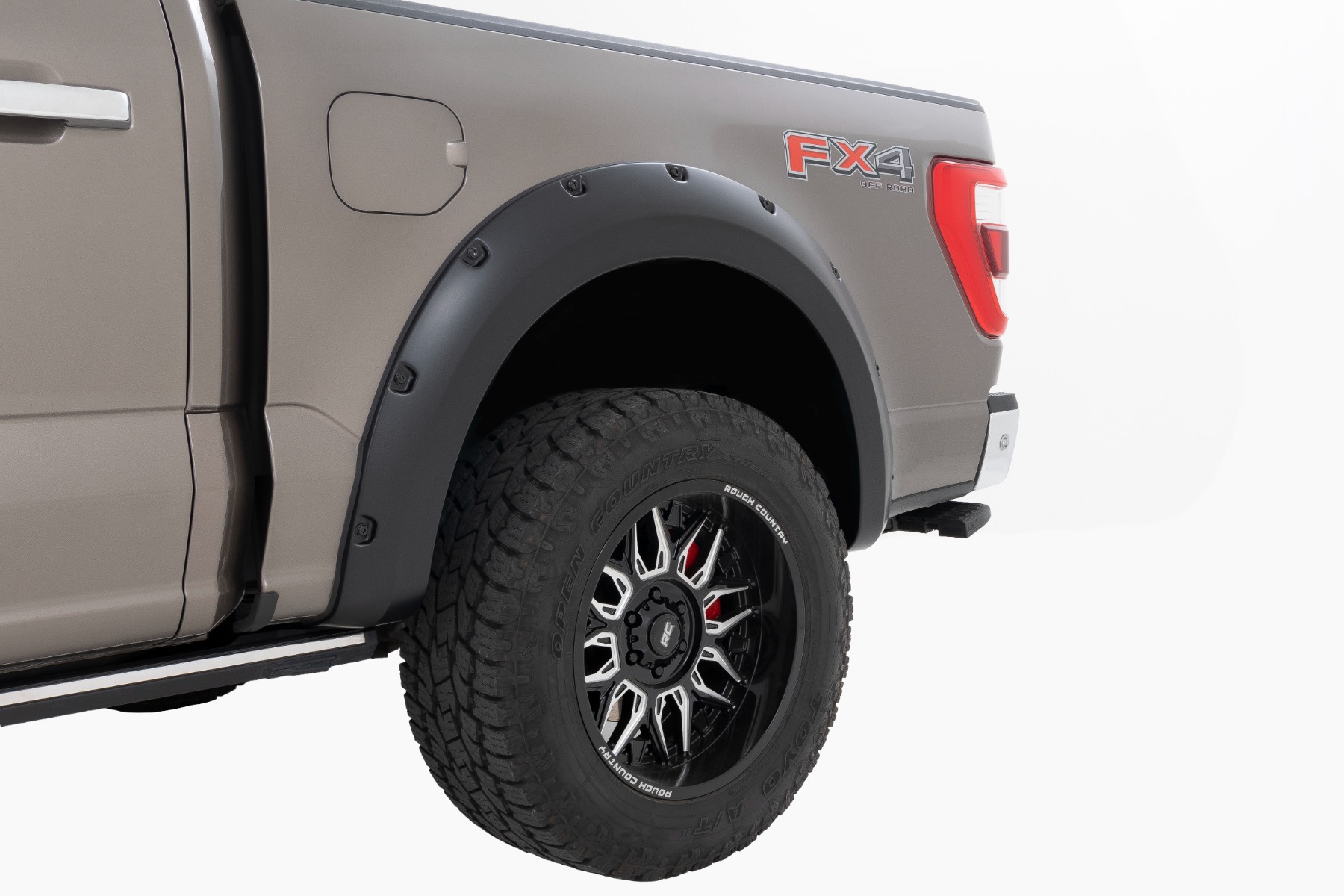 Rough Country Pocket Fender Flares LJ Darkened Bronze Ford F-150 2WD/4WD (2021-2026)