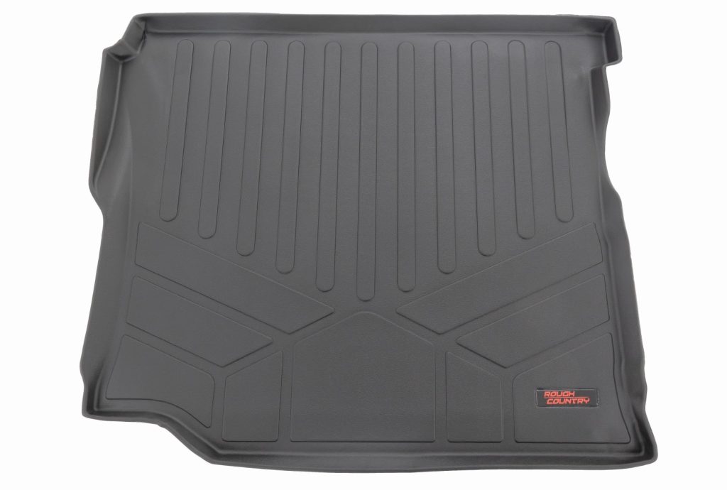 Rough Country Rear Cargo Mat W/ Sub Jeep Wrangler Unlimited 4WD (2018-2026)